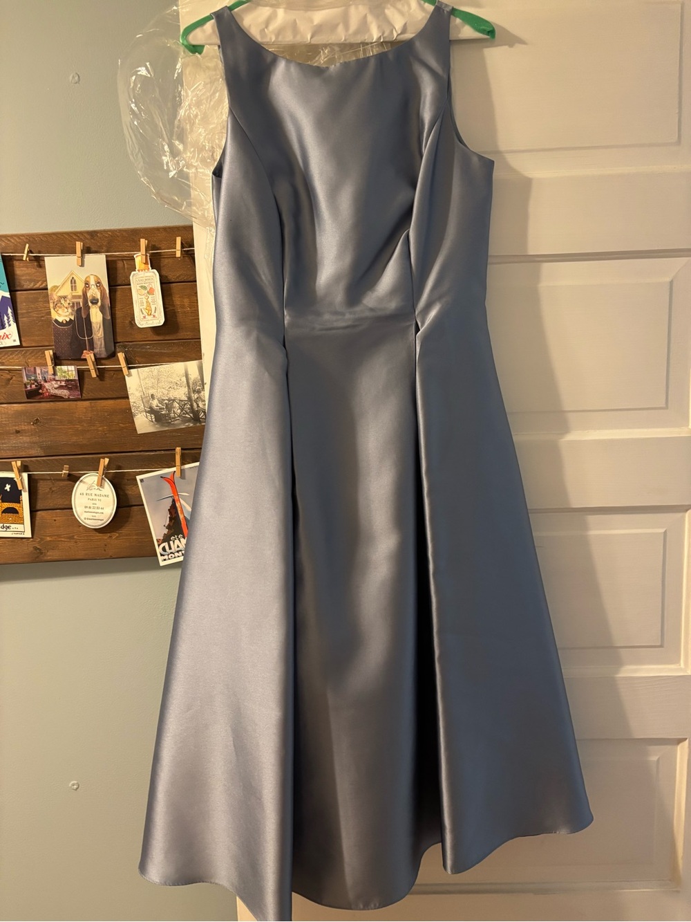 Adrianna Papell Pale Blue Dress